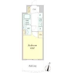 セレニテ梅田北グランデの間取り図
