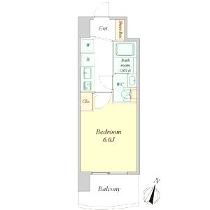 セレニテ梅田北グランデの間取り図