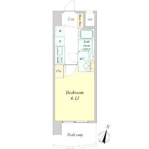 セレニテ梅田北グランデの間取り図