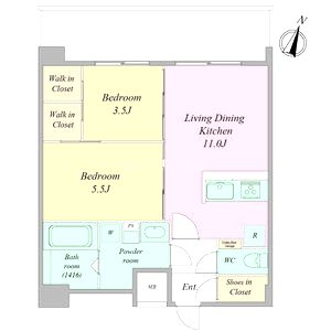 セレニテ梅田北グランデの間取り図