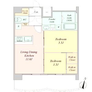 セレニテ梅田北グランデの間取り図