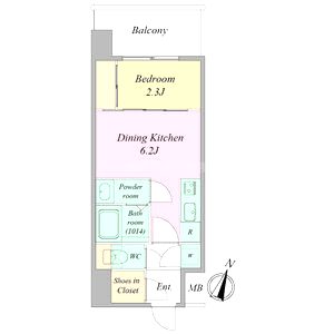 セレニテ梅田北グランデの間取り図