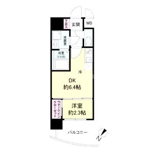 セレニテ神戸西アリエの間取り図