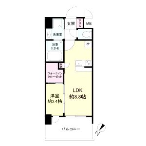 セレニテ神戸西アリエの間取り図