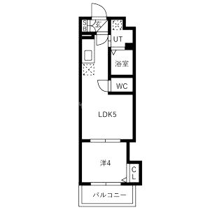 AXIA M-City大阪瑞光の間取り図