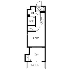 AXIA M-City大阪瑞光の間取り図