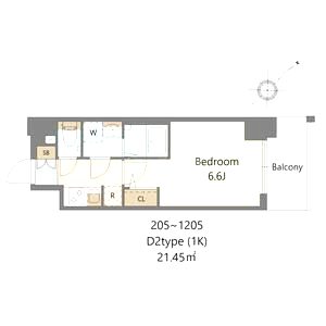 S-RESIDENCE上新庄beatの間取り図