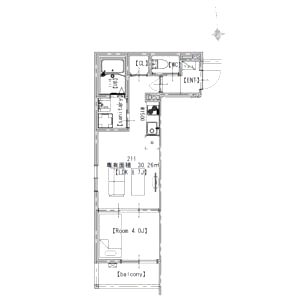 AXIACITY神戸松原の間取り図