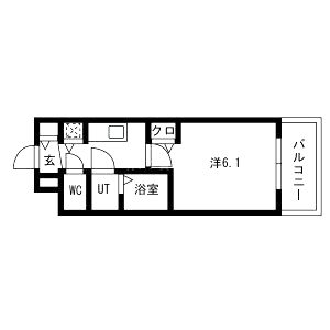 プレサンス高津公園ディオの間取り図