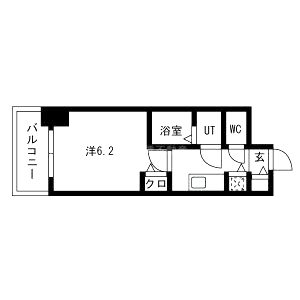 プレサンス高津公園ディオの間取り図