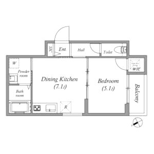 J-BRIGHT御幣島の間取り図
