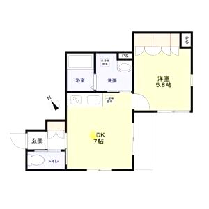 アベニールの間取り図