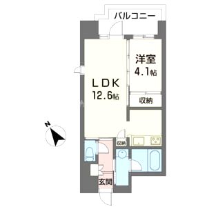 LUKICIA神戸の間取り図