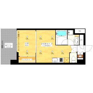 ブエナビスタ梅田ノースの間取り図