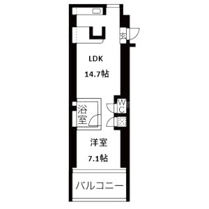 アクアプレイス大阪レジェンドの間取り図