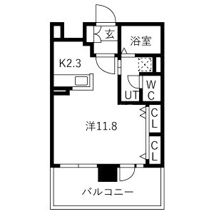 アドバンス神戸湊町の間取り図