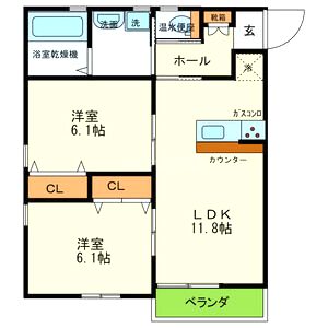 ミルグラシアスの間取り図