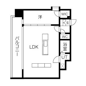 W.O.B.KYOBASHIの間取り図