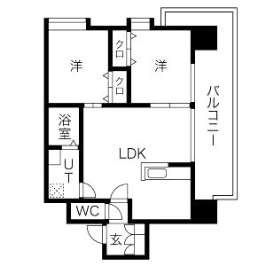 W.O.B.KYOBASHIの間取り図