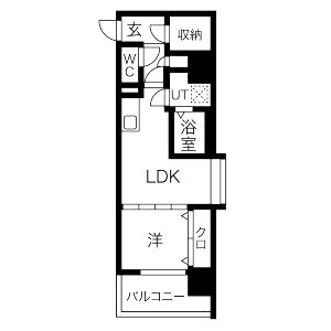 W.O.B.KYOBASHIの間取り図