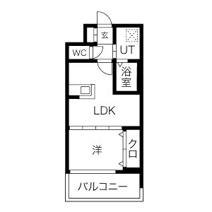 W.O.B.KYOBASHIの間取り図