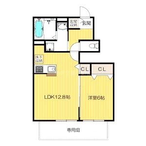 ボヌール・アクルの間取り図