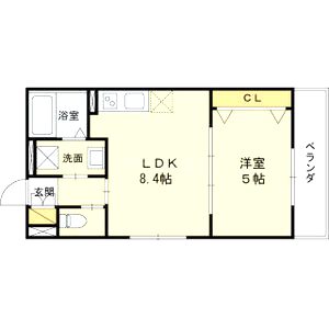 ティアラ豊川の間取り図