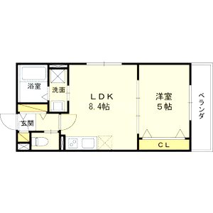 ティアラ豊川の間取り図