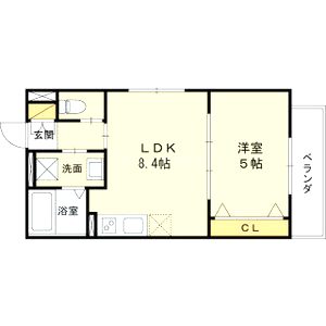 ティアラ豊川の間取り図