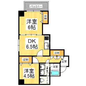 CITY SPIRE難波プレミアの間取り図