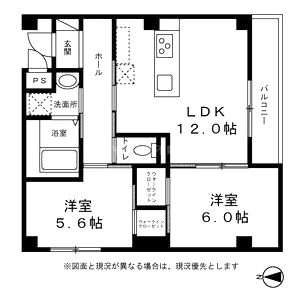 Casa Mia甲子園の間取り図