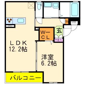 サニーウエルの間取り図