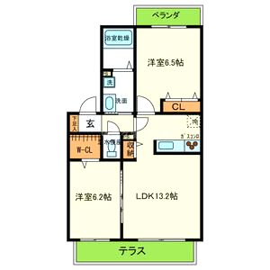 ウッディー・ヴィレッジの間取り図