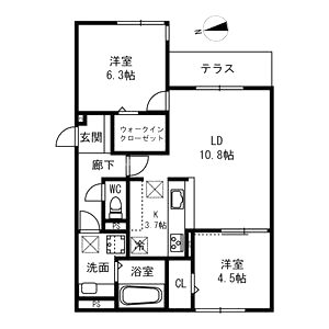 Passaro Grande桃ヶ池の間取り図
