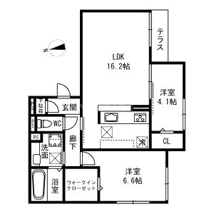 Passaro Grande桃ヶ池の間取り図