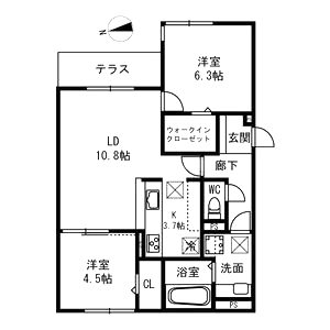 Passaro Grande桃ヶ池の間取り図