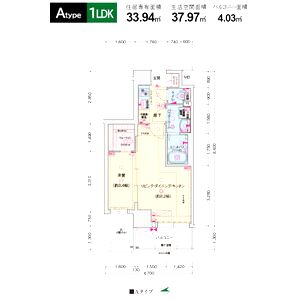 ソルテラス甲子園口クレアストの間取り図