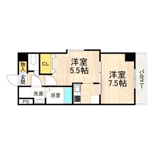 センターポイント吉志部の間取り図