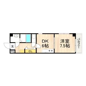 センターポイント吉志部の間取り図