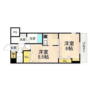 センターポイント吉志部の間取り図