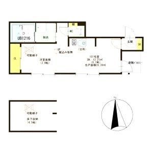 ハーモニーテラス姫島IIの間取り図