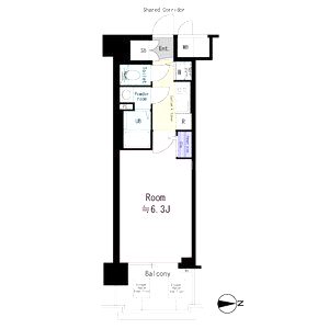 エスリード京都吉祥院 ヴィーナの間取り図