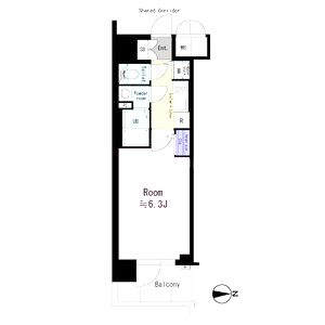 エスリード京都吉祥院 ヴィーナの間取り図
