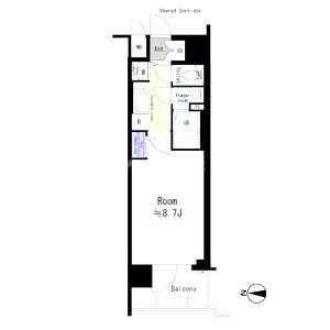 エスリード京都吉祥院 ヴィーナの間取り図