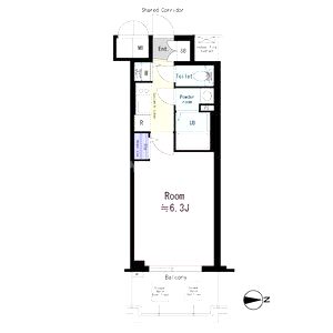 エスリード京都吉祥院 ヴィーナの間取り図