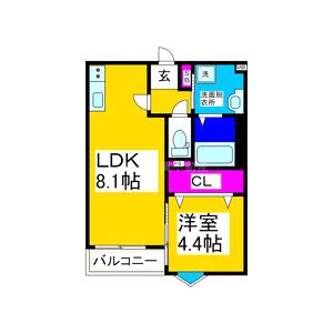 REGIES京都梅小路の間取り図
