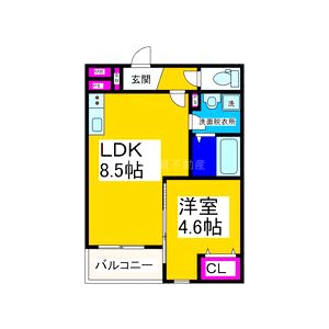 REGIES京都梅小路の間取り図
