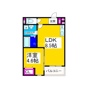 REGIES京都梅小路の間取り図
