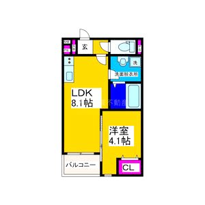 REGIES京都梅小路の間取り図