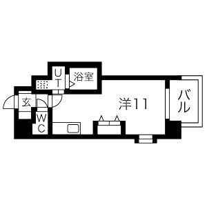 FRONT FIELD Tennojiの間取り図